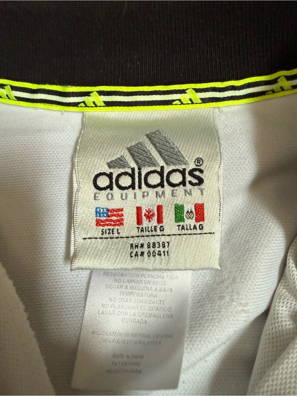 Vintage 90s Adidas Equipment Polo - Picture 9 of 9